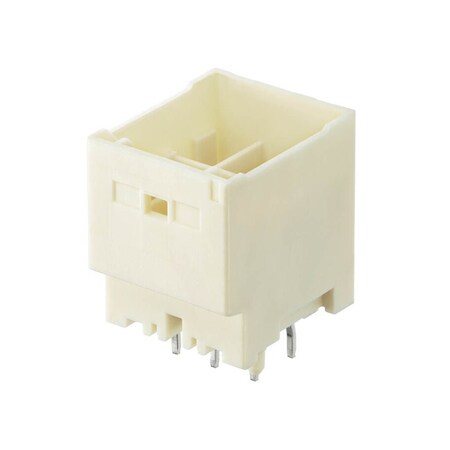 Molex Cp-3.3 Header, 3.30Mm Pitch, Dual Row, Vertical, Polarized, Positive Lock 2122100020
